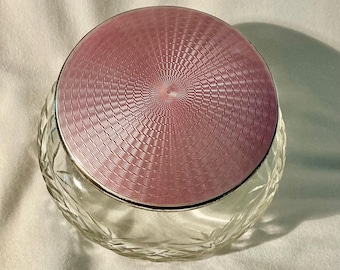 Enamel Top Powder Jar