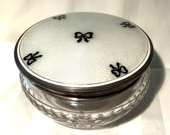 Enamel Powder Jar