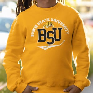 Bowie State Classic Ed. (Hoodie/Sweatshirt)- HBCU Bowie State Univ Apparel, Bowie Alumni Tee, Bowie State Homecoming, Bowie State Bulldogs