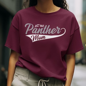 Panther Mom 1865 - Vintage Virginia Union Apparel, Virginia Union Tee, Virginia Union HBCU Hoodies & Sweatshirts, Virginia Union Panthers