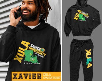 Xavier University -XULA Sweatsuit - (Hoodie + Sweatpants)
