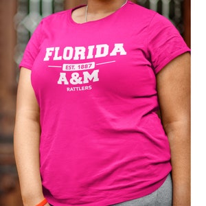 FAMU (Pink) - Rattler Alumni Apparel, Retro FAM Univ Homecoming, Vintage FAm Univ Shirt, FAMU Hoodie and Sweatshirt