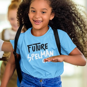 Future Spelman Grad - Spelman Youth Shirts, HBCU Jaguars, Vintage Spelman Women&#39;s Apparel, Retro Spelman Tee, Spelman Youth Shirts