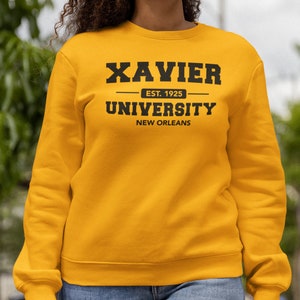 Xavier Alumni Ed (Sweatshirt) Xavier Gold Nuggets Apparel, Xavier HBCU Alumni Tee, Xavier University Homecoming Shirt, XULA Nuggets Gifts