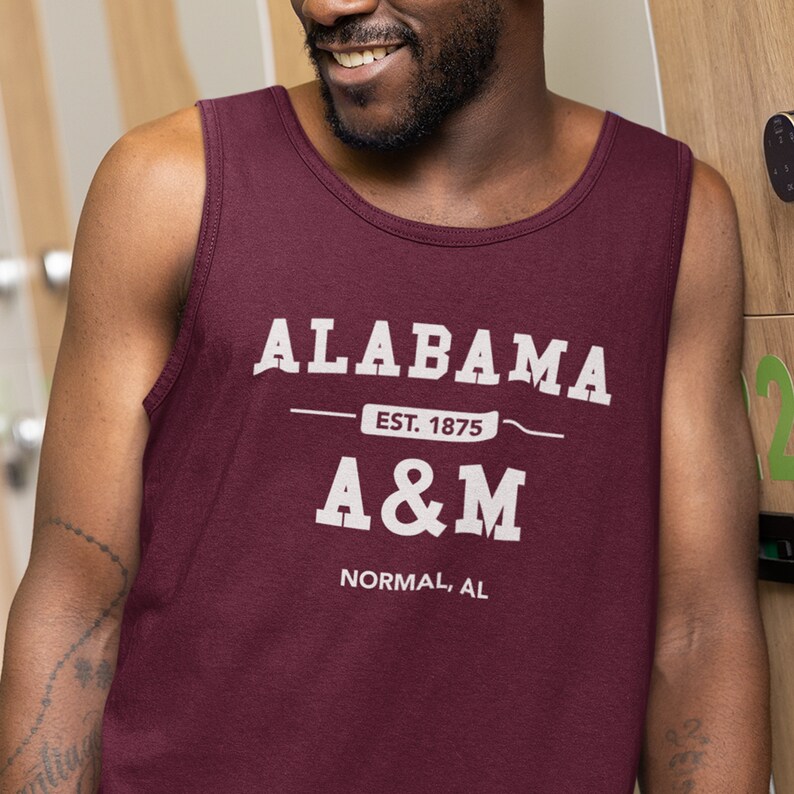 Alabama A&M tank Vintage Alabama A and M Apparel Alabama Etsy