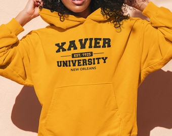 Xavier Alumni Ed (Hoodie) Xavier Gold Nuggets Apparel, Xavier HBCU Alumni Tee, Xavier University Homecoming Shirt, XULA Nuggets Gifts