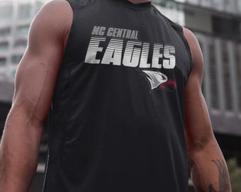 NC Central Eagles Retro Edition (Sleeveless Unisex T-Shirt) - HBCU Activewear, Historically Black Colleges Fitness Apparel