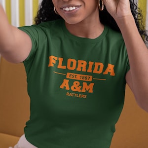 FAMU (Premium Unisex Ringspun Soft Style) - Rattlers Alumni Apparel, FAMU Homecoming, FAMU Shirt, FAMu Rattlers Hoodies and Sweatshirts