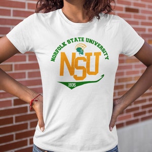 Norfolk State Classic Ed. (Premium Unisex Ringspun Soft Style) Norfolk Spartans Homecoming Apparel, Norfolk State Alumni Shirts, HBCU Tees