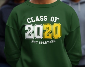 Norfolk State Class of YYYY - Norfolk Spartans, Retro NS U Apparel, Vintage Norfolk State Alumni Shirt, Norfolk HBCU Tee, Spartan Sweatshirt