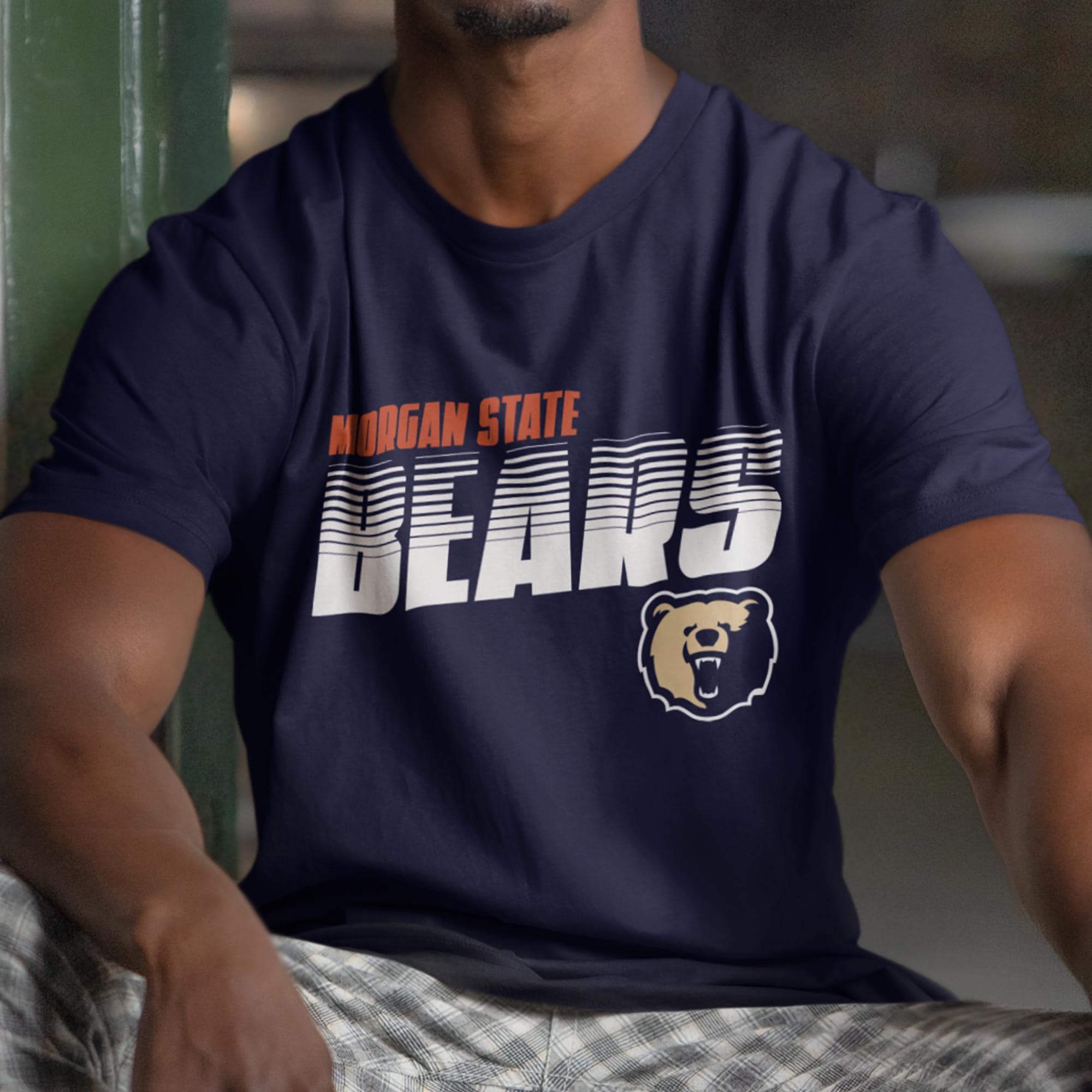 Morgan State University Bears NCAA Flag Tee T-Shirt