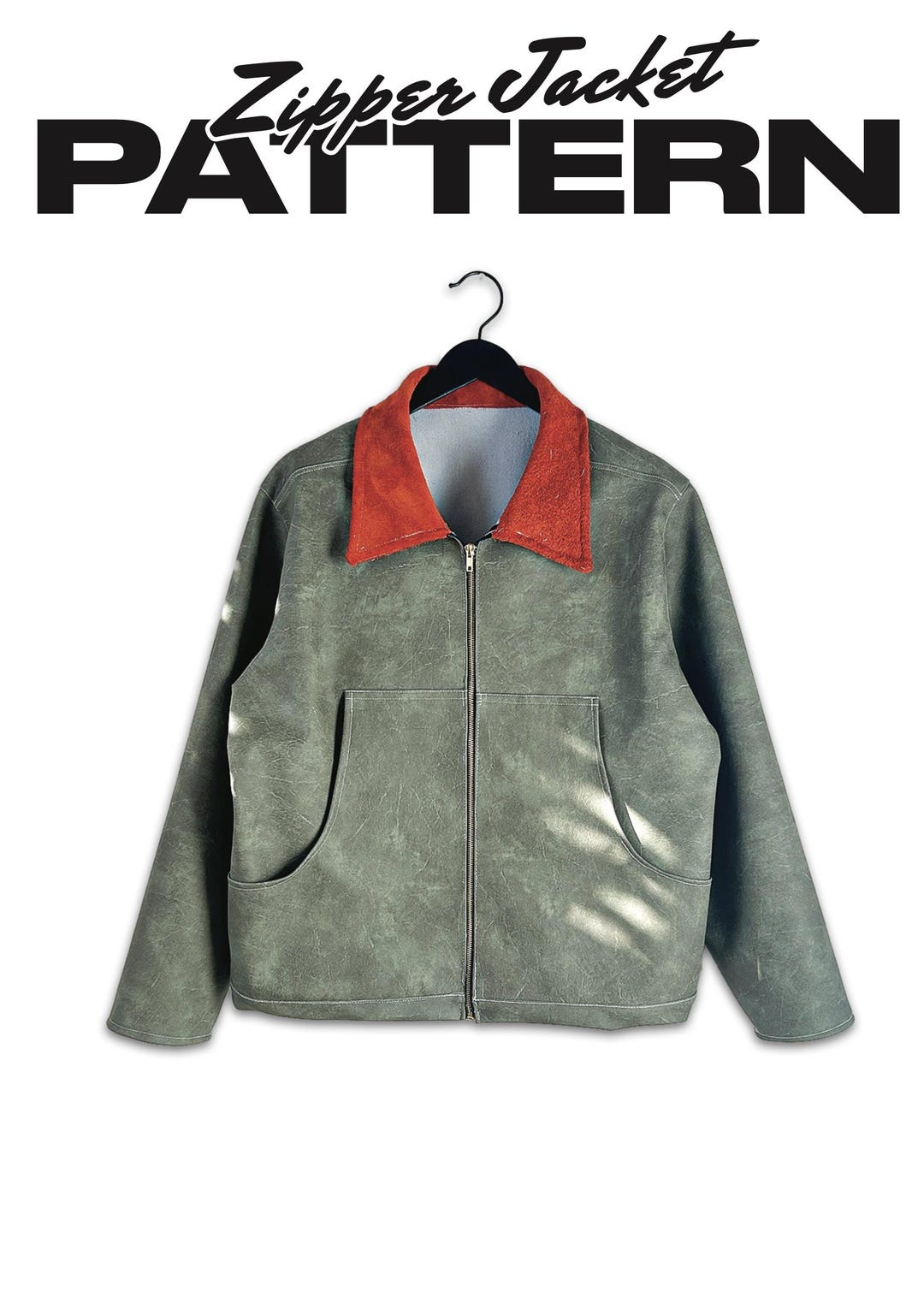 Work Chacket Pattern Zipper Jacket Sewing Pattern PDF Download, Carhartt Style Work Jacket ...