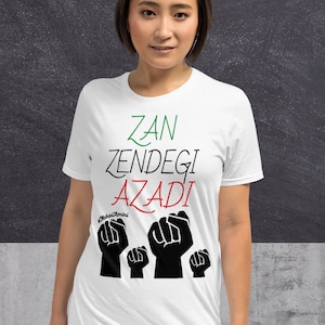 Mahsa Amini Zan Zendegi Azadi T-Shirt, Iranian Protest Support shirt, Woman Life Freedom graphic tee, Be their voice