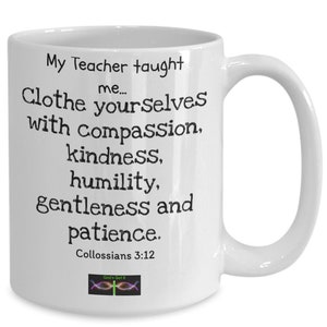 God&#39;s Got It Mug,My Teacher Taught Me Kindness,Christian,Man,Dad,Mom,Lord,God,Jesus,Scripture,Bible, Holy Spirit Gift, Women, Pastor,Faith