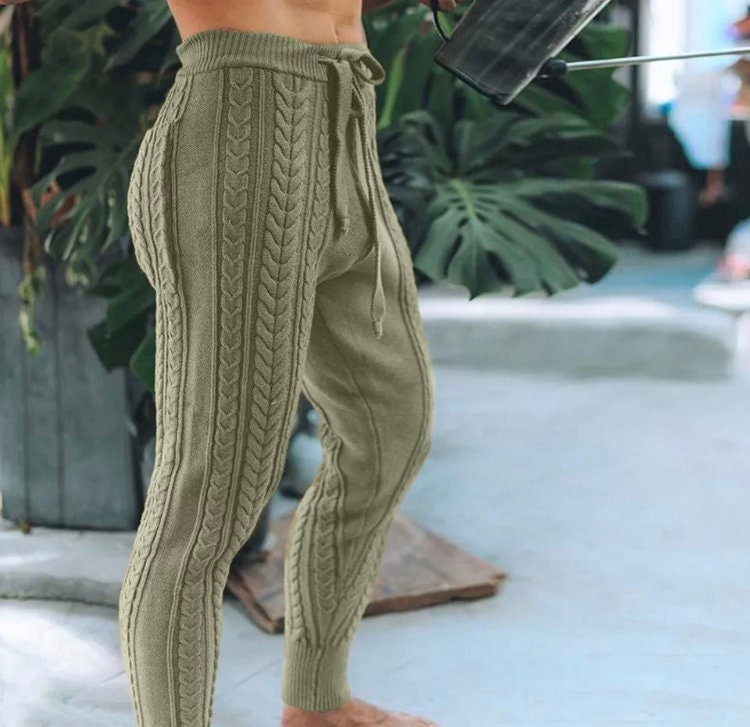 Mens Knit Pants - Etsy