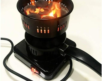 Elektro schwarz Shisha Holzkohle Herd Kochplatte Kohlebrenner Holzkohle hören 600 W
