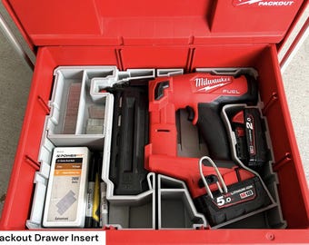 Inserto de cajón Packout para clavadora Brad M18 calibre 18