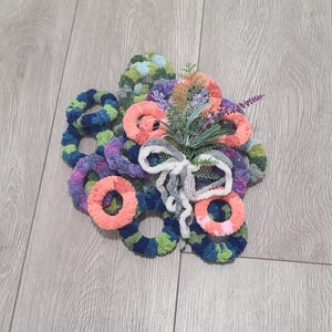 Set of 3 Crochet Toy Rings Infused with Catnip
