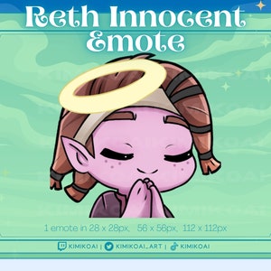 Palia Reth Innocent Emote for Twitch