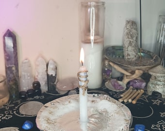 Clearing blockage ritual or cleansing ritual