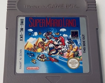 Vintage 1990 Super Mario Land Gameboy Game Boy Nintendo Retro echtes Videospiel-Kassette - vollständig getestet und nur voll funktionsfähig