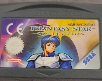Vintage 2003 Phantasy Star Collection Nintendo Gameboy Advance GBA Retro Genuine Video Game Cartridge Fully Tested & Fully Working Cart