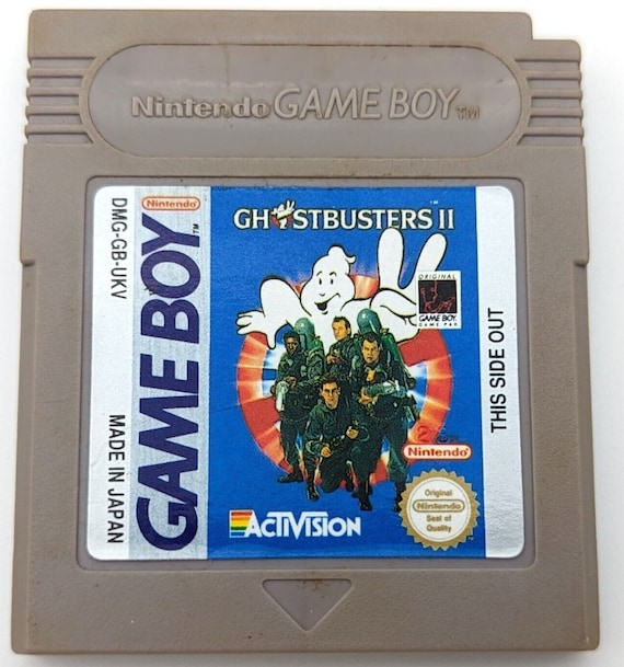 Vintage 1990 Ghostbusters II Gameboy Game Boy Genuine Nintendo Retro Video Game Cartridge - Fully Tested & Fully Working Cart Only