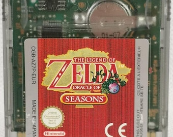 Vintage 2001 Legend Of Zelda The Oracle Of Seasons Gameboy Color Nintendo Retro Genuine Video Game Cartridge - Fully Tested & Fully Working