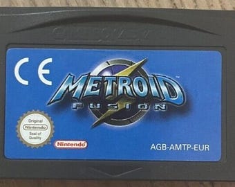 Vintage 2002 Metroid Fusion Nintendo Gameboy Advance GBA Retro Genuine Video Game Cartridge - Fully Tested & Fully Working Cart Only