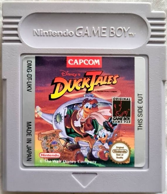 Vintage 1989 DuckTales Duck Tales Gameboy Game Boy Nintendo Retro Genuine Video Game Cartridge - Fully Tested & Fully Working Cart Only