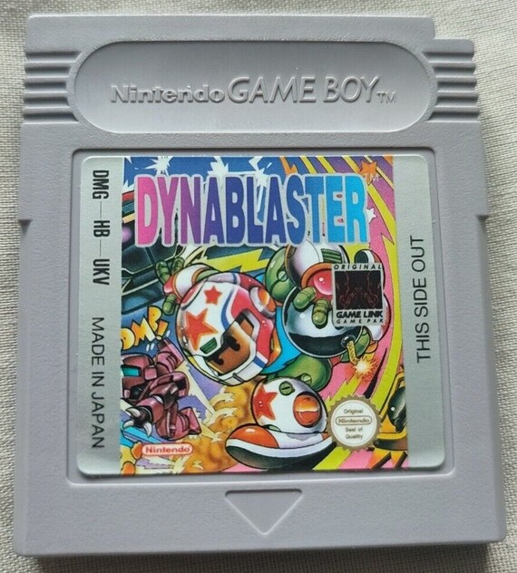 Vintage 1991 Dynablaster Gameboy Nintendo Retro Video Game Cartridge - Fully Tested & Fully Working Cart Only