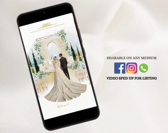Arab Wedding Invitation Nikkah Invitation Digital Muslim Wedding Invitation White Arabic Wedding Invites Islamic Saudi Egyptian Wedding