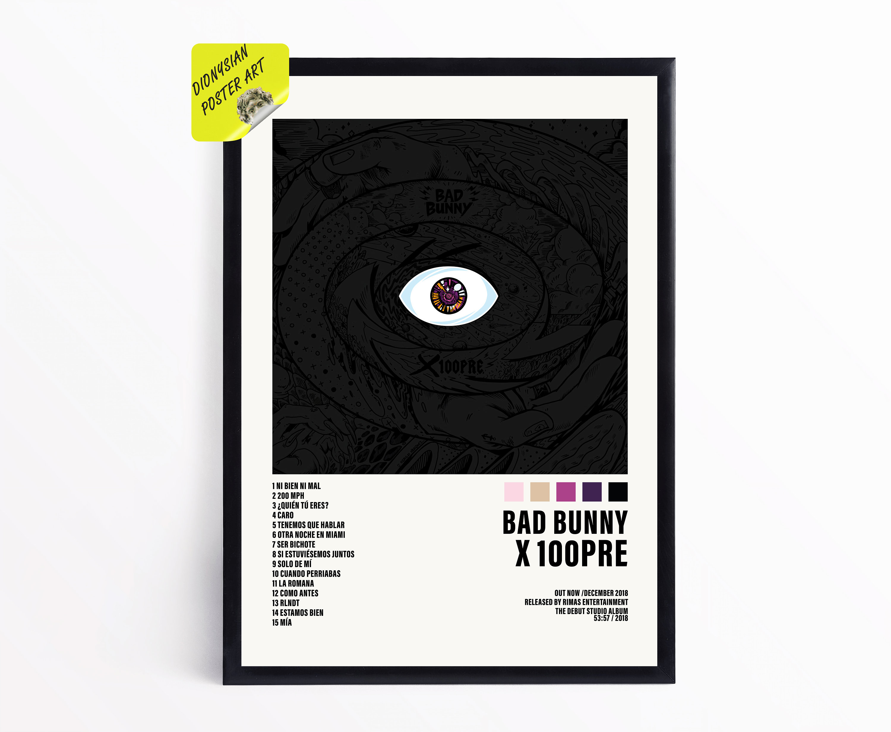 bad-bunny-x-100pre-poster-album-cover-poster-tracklist-etsy-m-xico