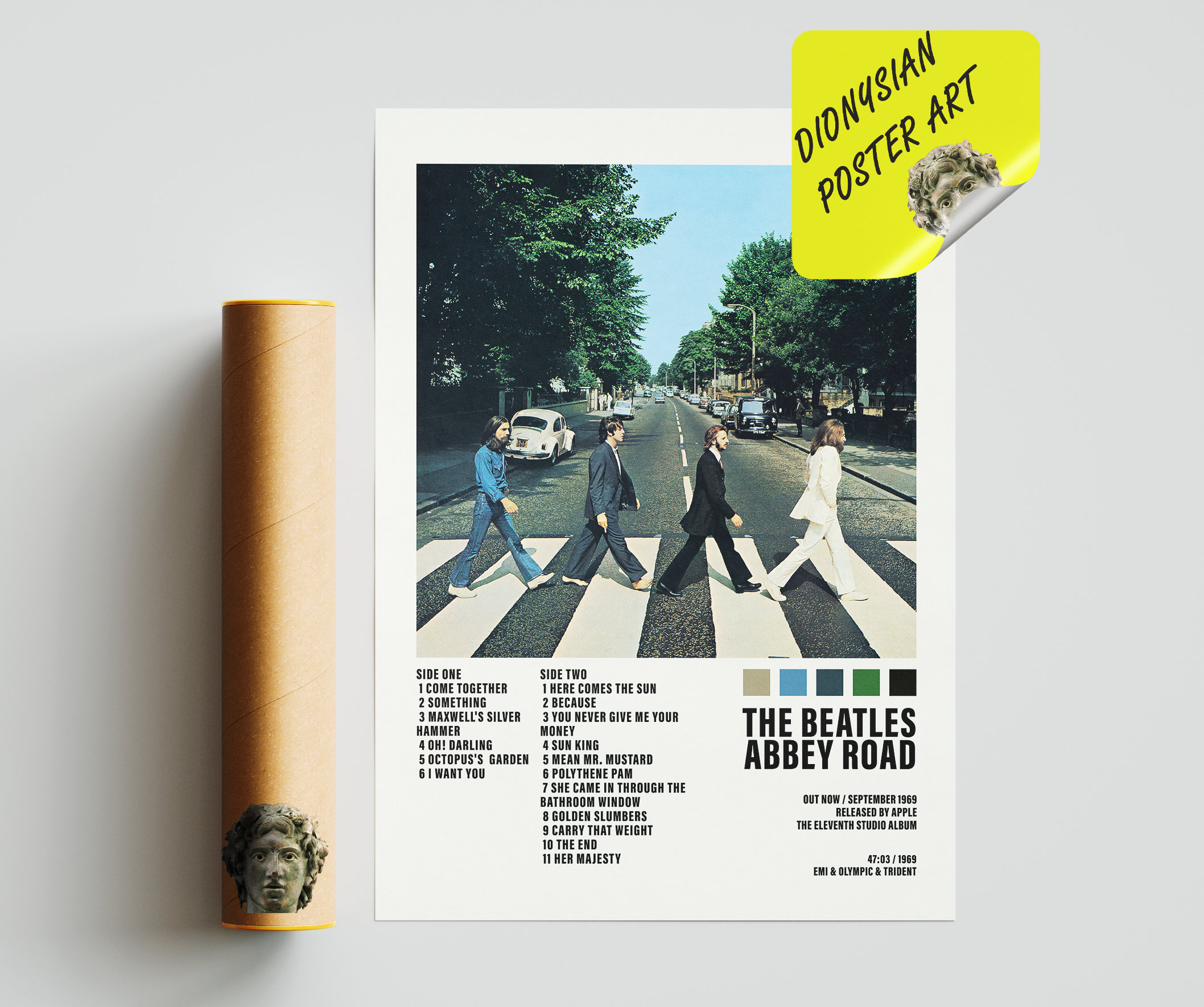 Happy Rd Poster The Beatles Abbey Road Poster
