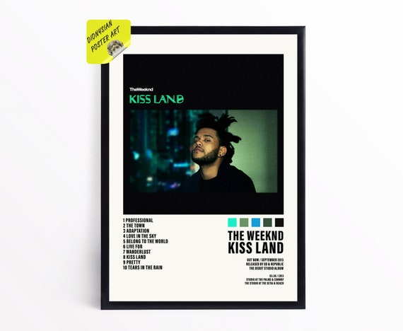 The Weeknd Kiss Land Skyline Pullover Hoodie Mint