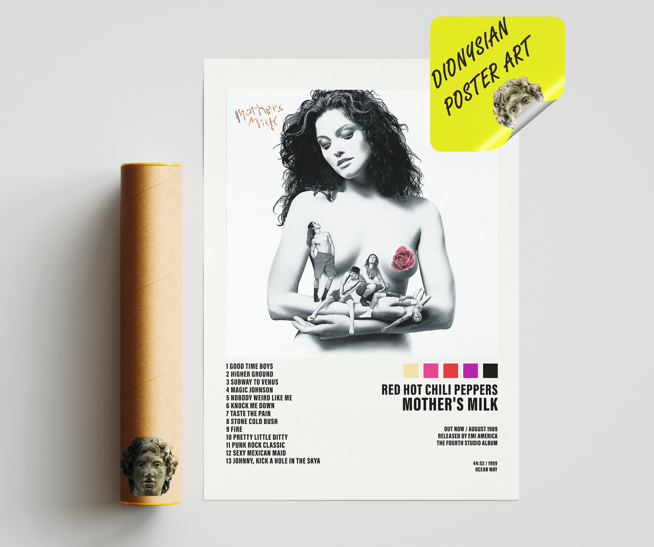 Red Hot Chili Peppers Mother's Milk Poster Album Cover - Etsy Canada