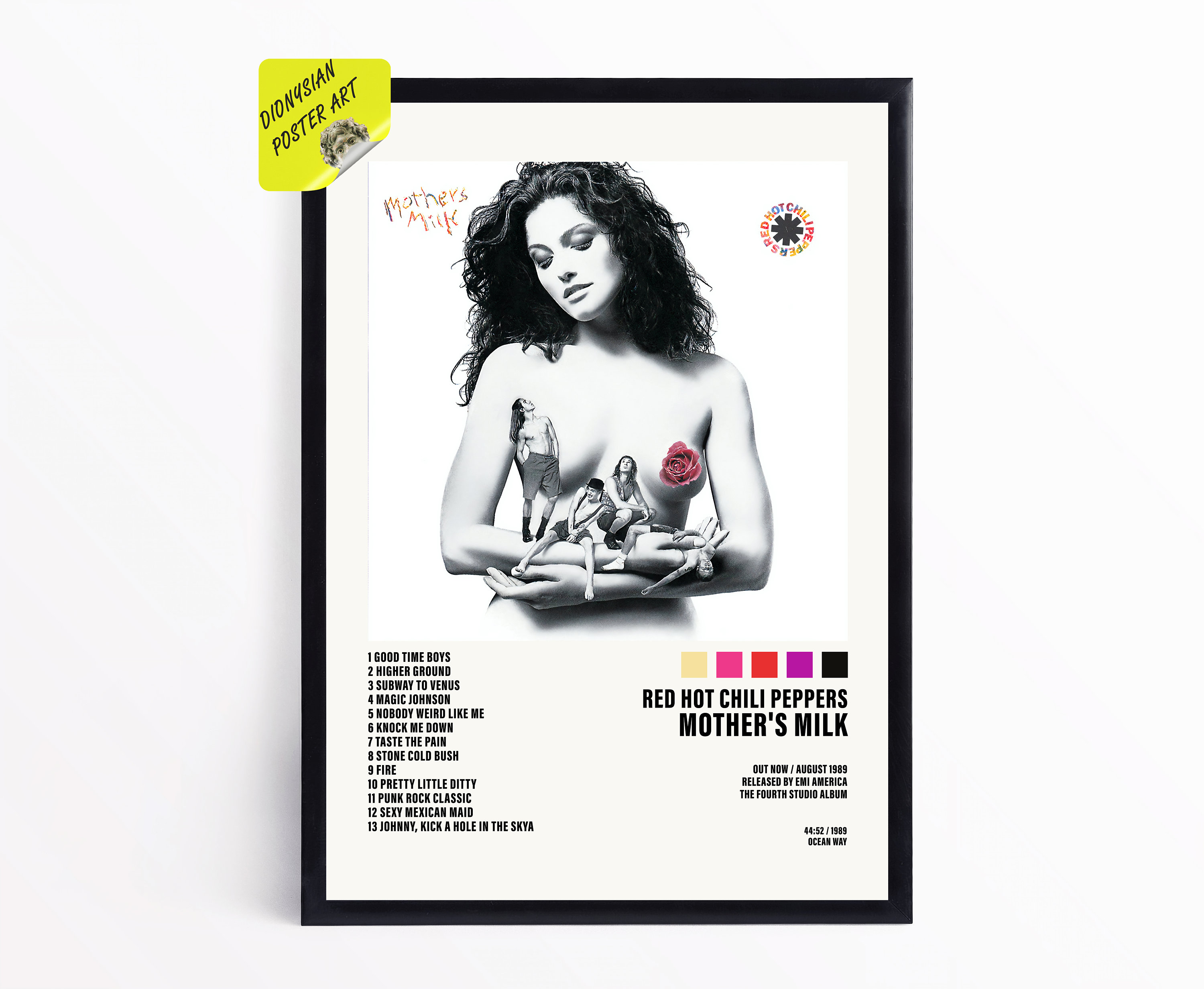 Red Hot Chili Peppers Mother's Milk Poster Album Cover - Etsy Canada