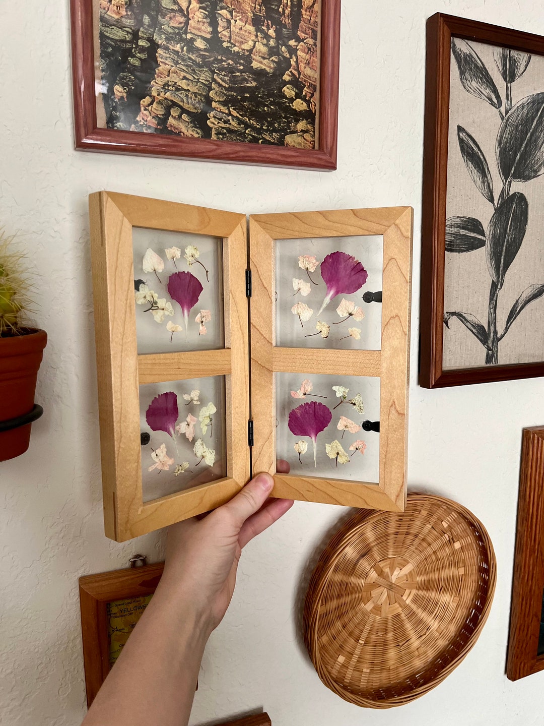 Standing Pressed Flower Frame - Etsy