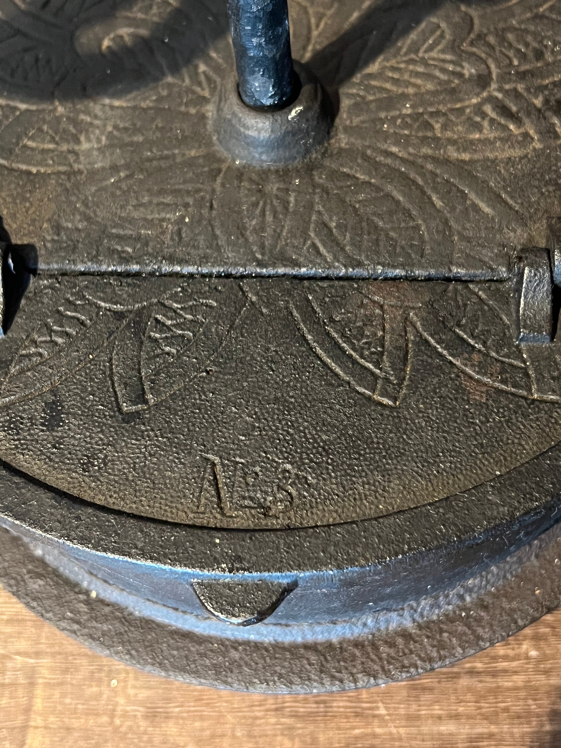 Antique Cast Iron German Coffee Bean Roaster Number 3 Etsy