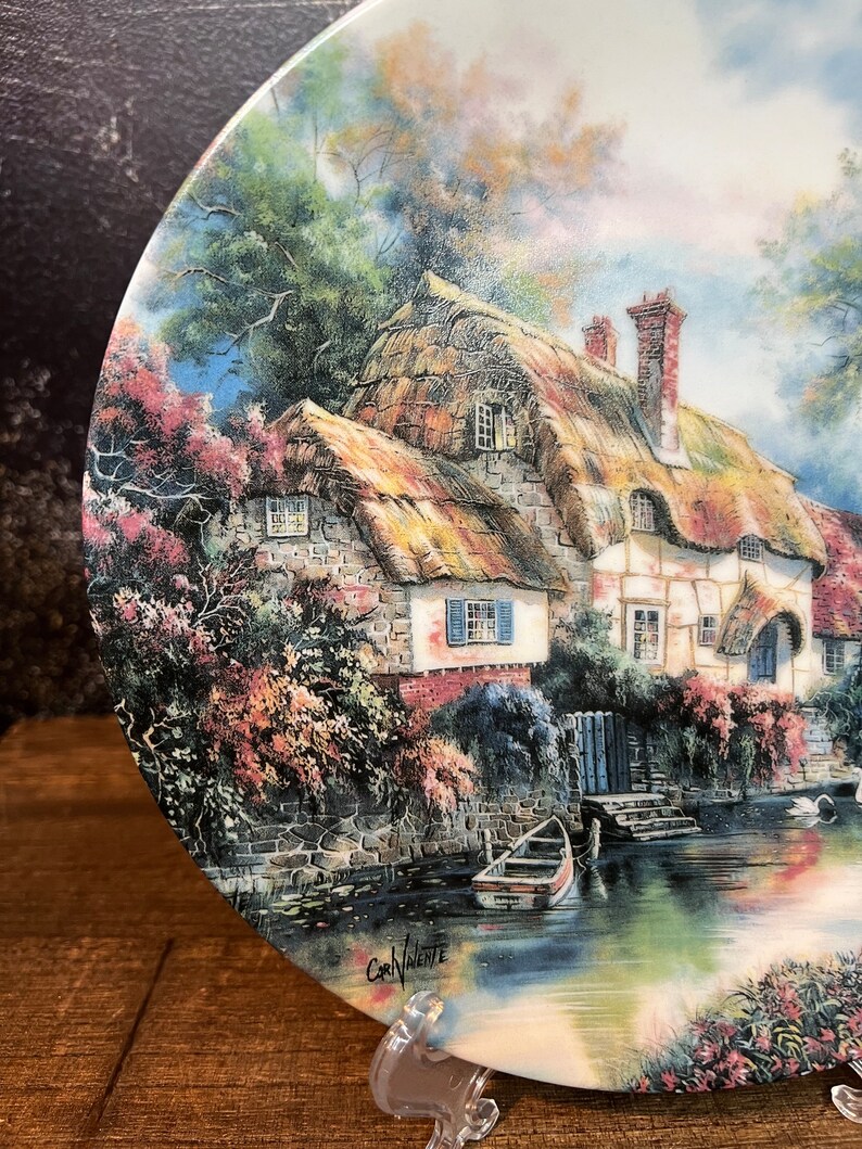 Vintage Royal Doulton Stonewall Brook Blossoms Poetic Cottages Etsy