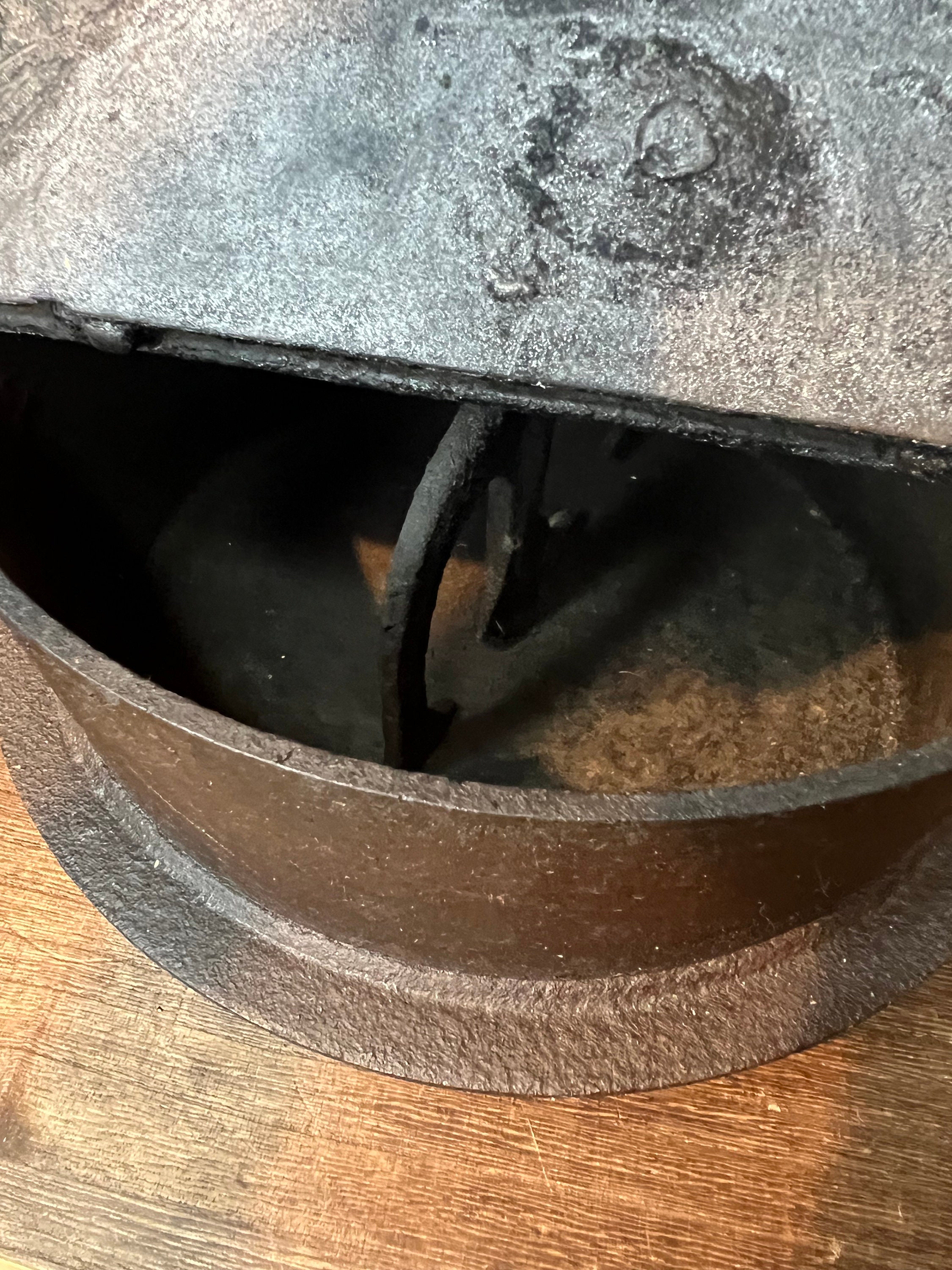 Antique Cast Iron German Coffee Bean Roaster Number 3 Etsy