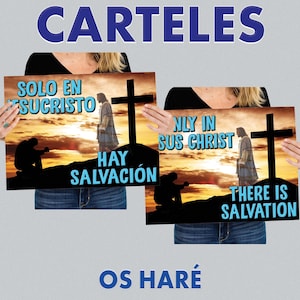 Carteles para Evangelizar de 24"x18" inches