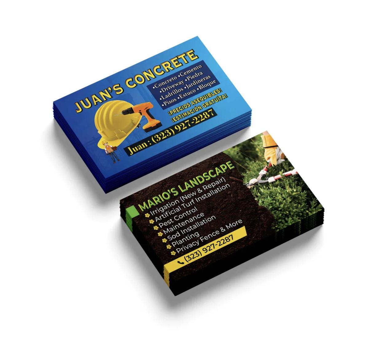 1000 Full Color Business Cards - Presentation Cards - Business