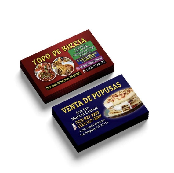 1000 Full Color Business Cards - Presentation Cards - Business