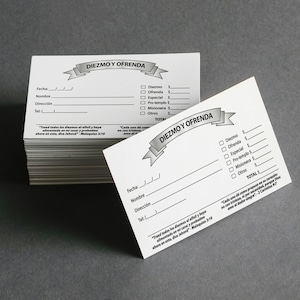 Envelopes for church Tithe and Offering, etc.-Pack of 100