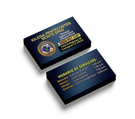 1000 Full Color Business Cards - Presentation Cards - Business