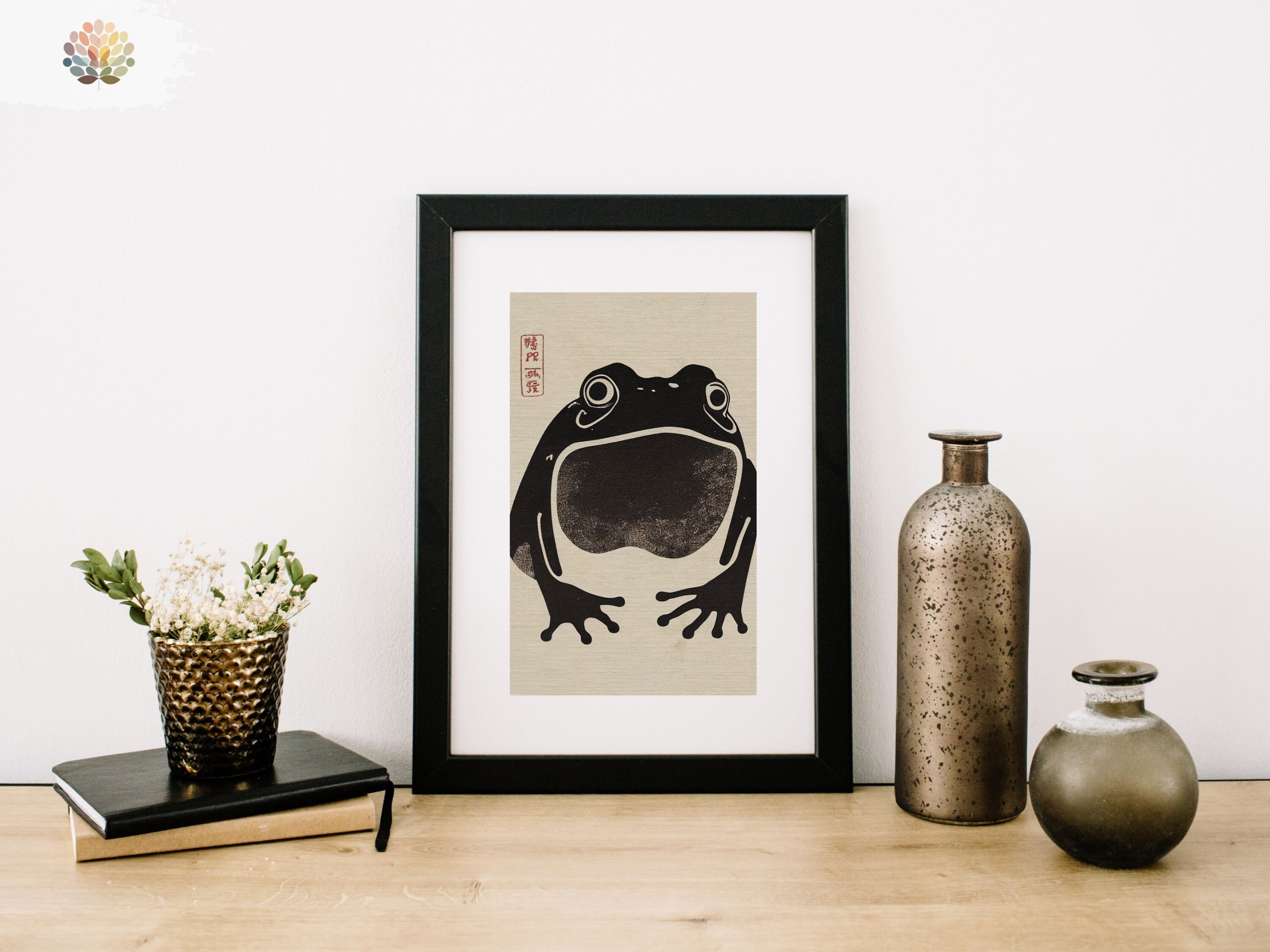 Hoji Frog Instant Download Frog Prints Japanese Prints Vintage Art ...