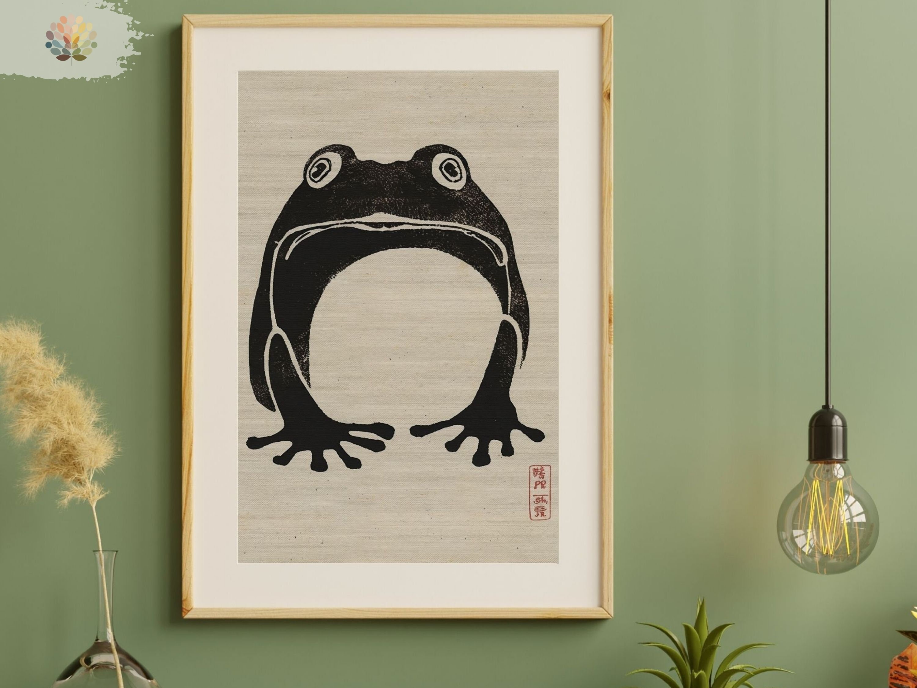 Hoji Frog Instant Download Frog Prints Japanese Prints Vintage Art ...