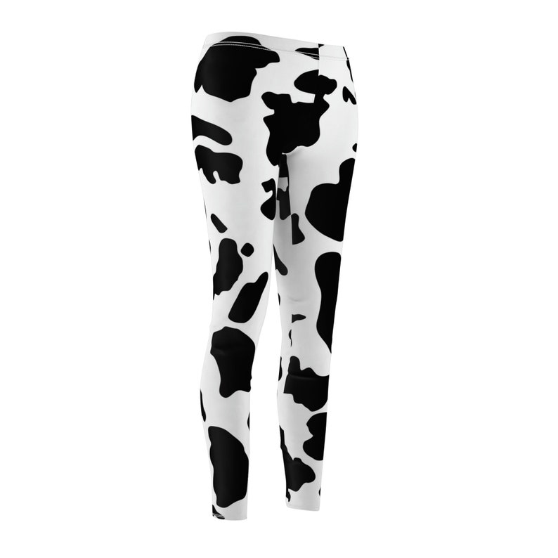 Cow Black Spot Tight Leggings