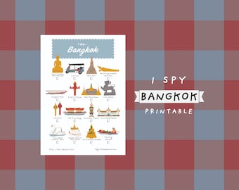 iSpy BANGKOK スカベンジャーハント ~ 子供と大人向けの印刷可能な旅行アクティビティ